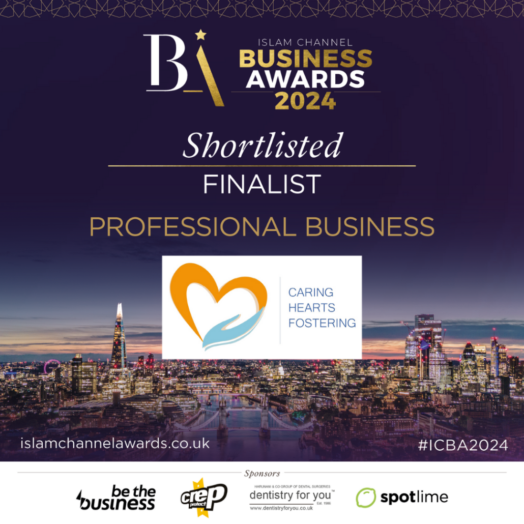 Caring Hearts Fostering: Finalist at the Islam Channel Business Awards
